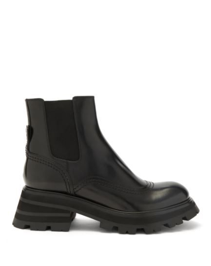ALEXANDER MCQUEEN Exaggerated-sole leather Chelsea boots 原價 HK$6,040 | 85折後 HK$ 5134 香港官網同款參考價 HK$ 7800【65折】