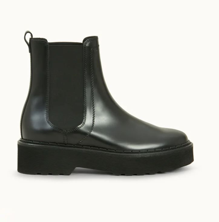TODS ANKLE BOOTS IN LEATHER - BLACK HK$6,300