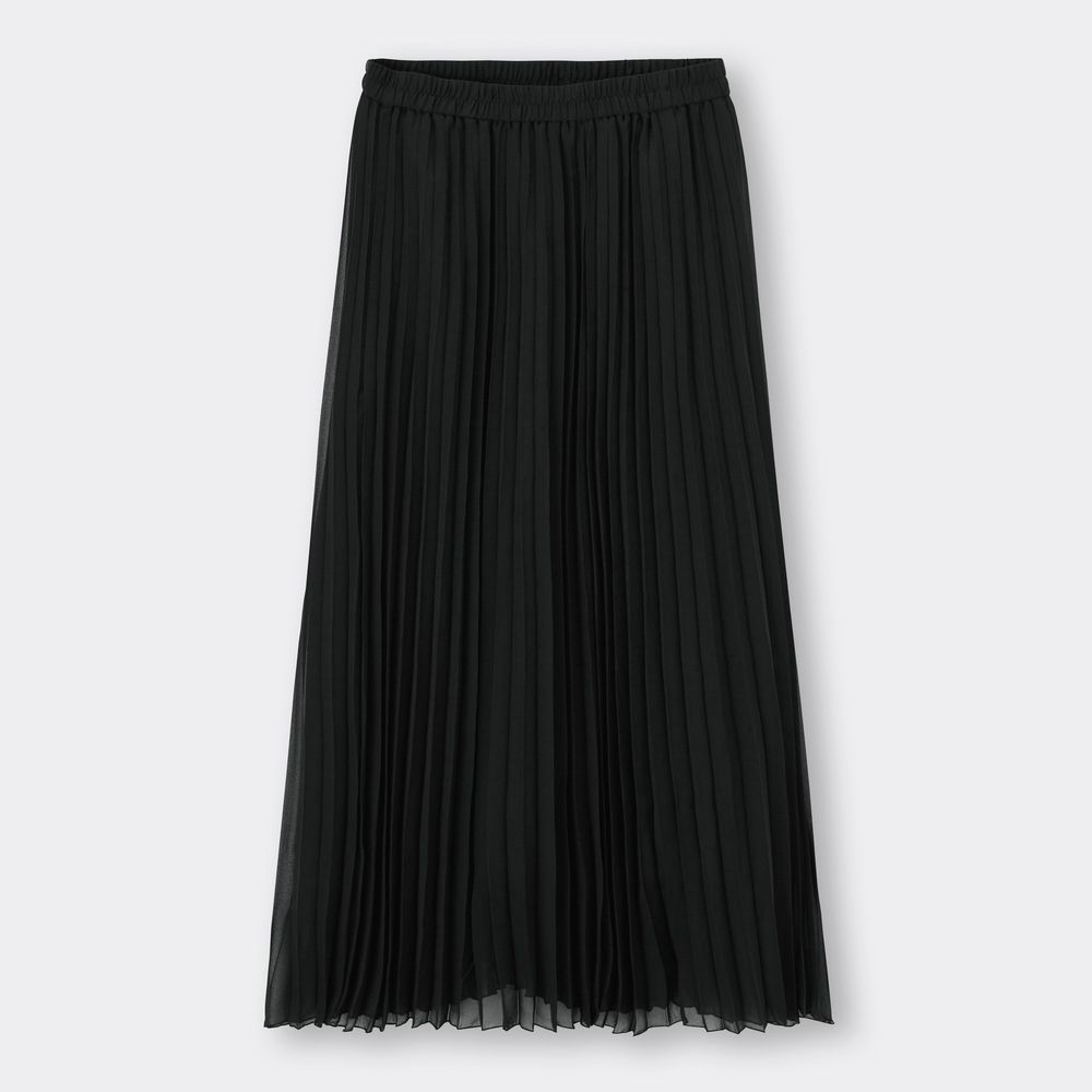 Pleated long skirt $179