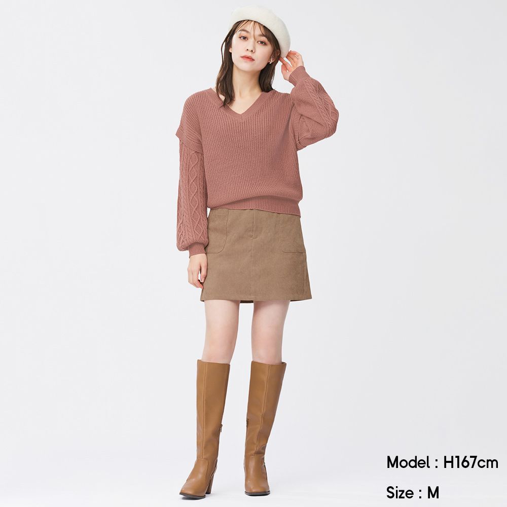 Belted mini skirt $149