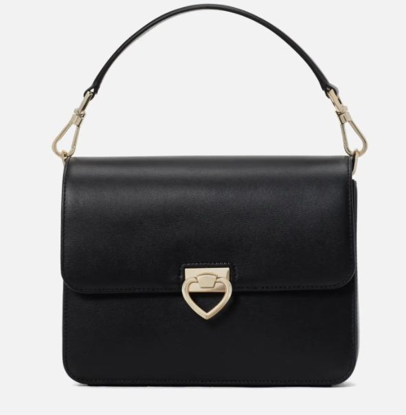 Women's Lovitt Textured Leather – Shoulder Bag - Black |  原價 £350 | 75折後現售 £262.5 (約港元HK$ 2,739)