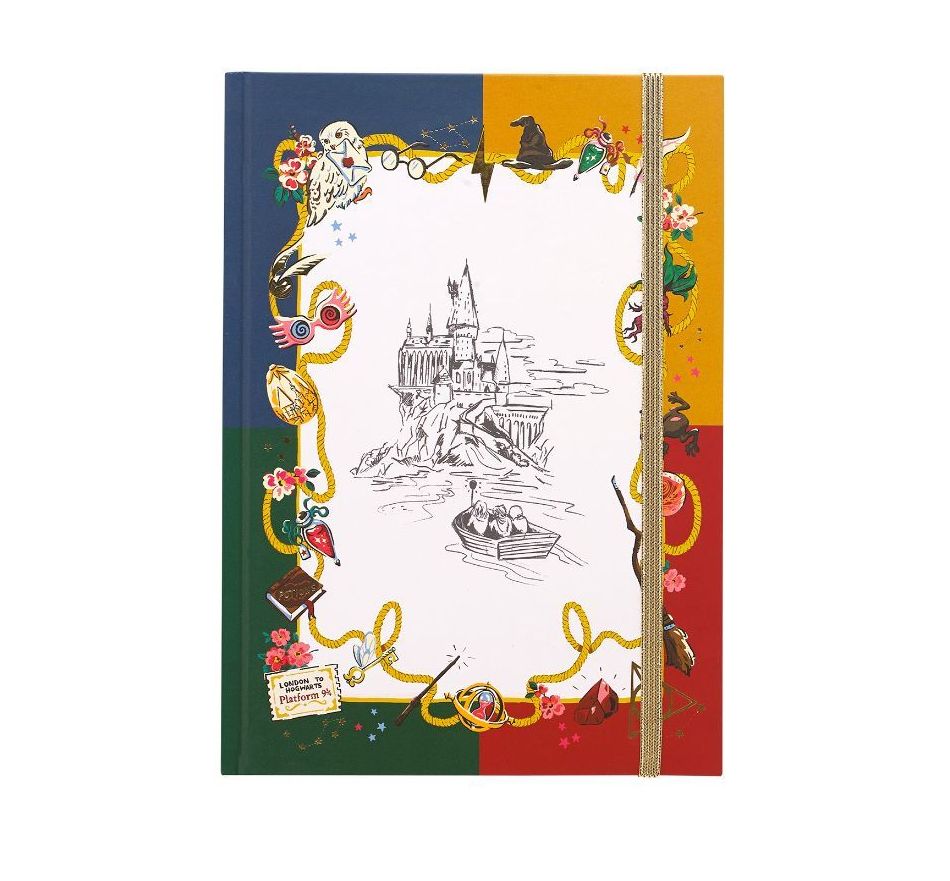 HARRY POTTER SORTING SCARF A5 NOTEBOOK｜HK$190