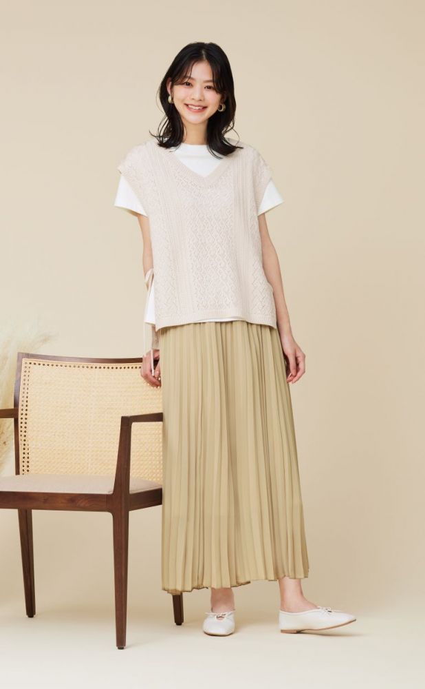 Pleated long skirt 原價：HK$179│特價：HK$149