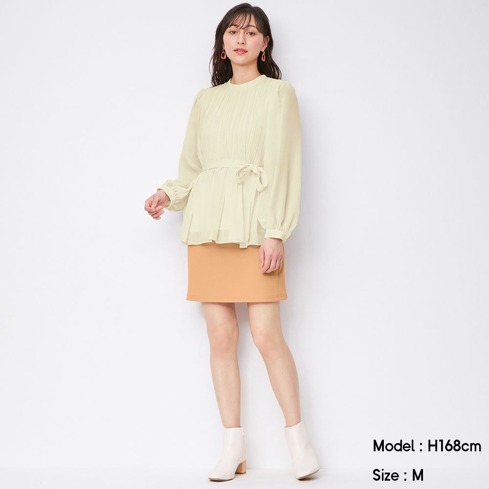 Jersey color mini skirt 原價：HK$99│特價：HK$19