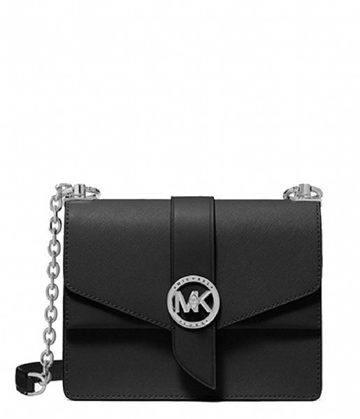 Michael Kors Women's Greenwich Cross Body Bag - Black 網購價：HK$2987 | 半價後：HK$1493.5 | 香港門市價：HK$3800 