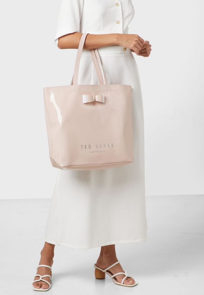 Ted Baker Women's Hanacon Bow Large Icon Bag - Dusky Pink 網購價：HK$412 | 半價後：HK$206
