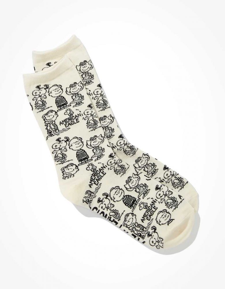 AE X Peanuts長筒襪｜HK$90  (購物滿1件額外8折, 3件額外7折, 5件額外6折)