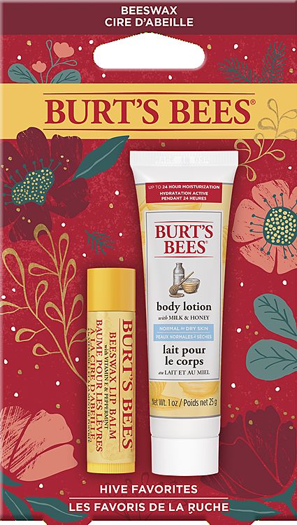 Burt's Bees 蜂蜜貼身護理套裝 |  建議零售價 $69 |  蜜蠟潤唇膏及迷你潤膚露