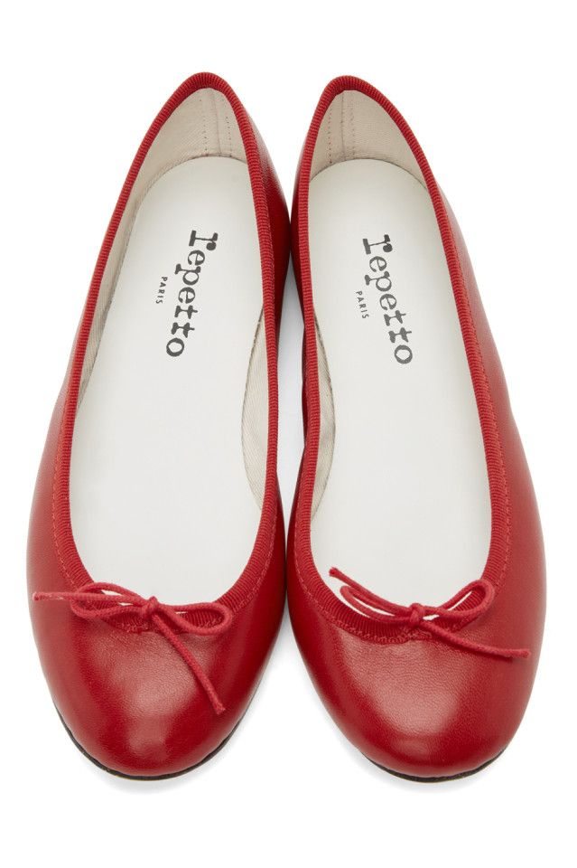 REPETTO Red Cendrillon Ballerina Flats原價HKD $2150 | 特價HKD $1376 | 香港門市參考價HKD $2850【48折】