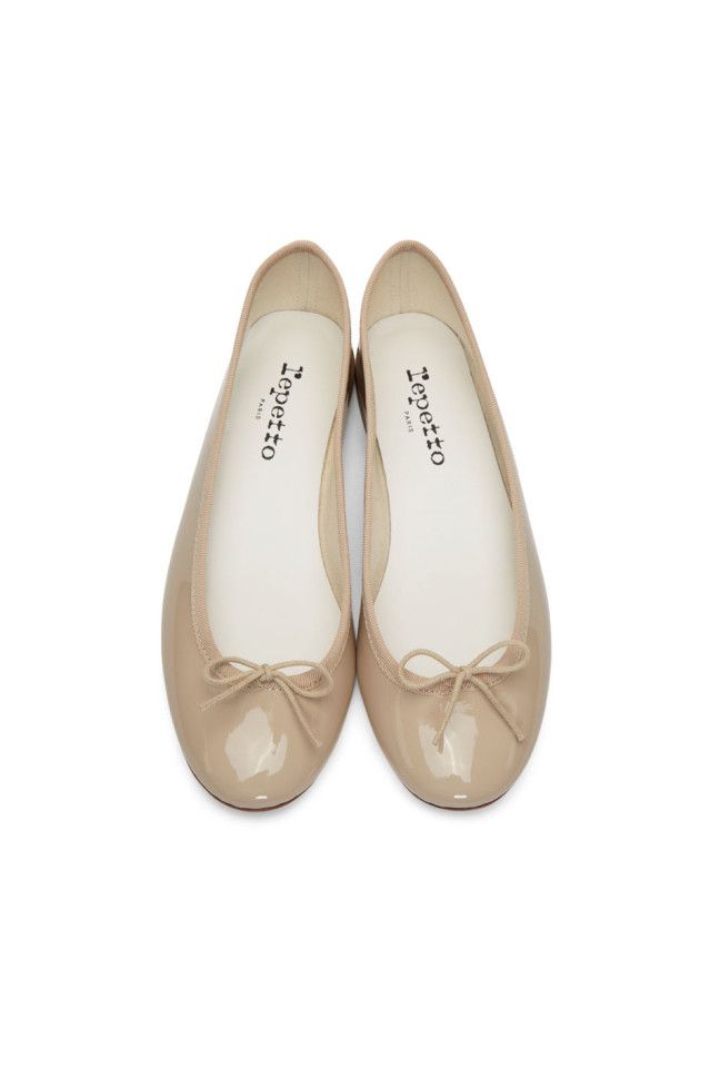 REPETTO Beige Patent Cendrillon Ballerina Flats原價HKD $2250 | 特價HKD $1552 | 香港門市參考價HKD $2950【52折】