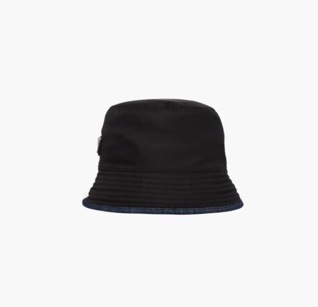 Nylon and Denim Bucket Hat HKD 4,500