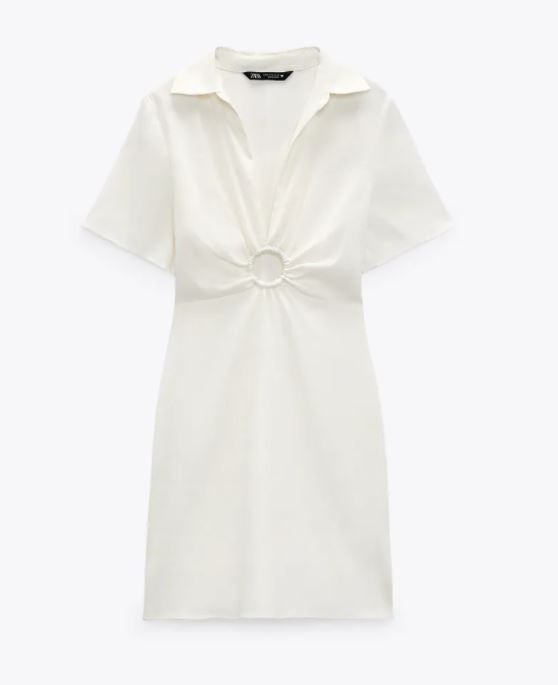 SHORT DRESS WITH RING DETAIL 原價 HKD 299.00 | 現價 HKD 159.00 （-45%）