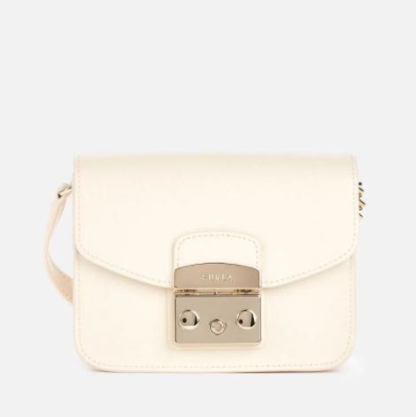 Furla Women's Metropolis Mini Cross Body Bag - Pergamena原價 HK$ 2935.5 | 特價 HK$ 1472.9| 額外85折後HK$1251.96