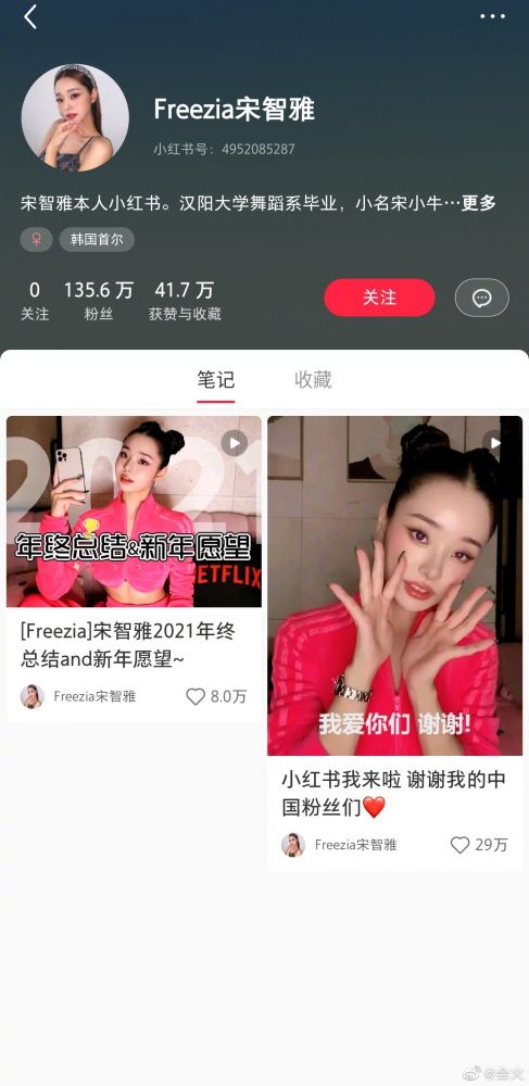 最近，宋智雅更在中國的抖音、小紅書平台開設個人賬號，似乎有意進軍內地市場，更被指她正在學習中文。