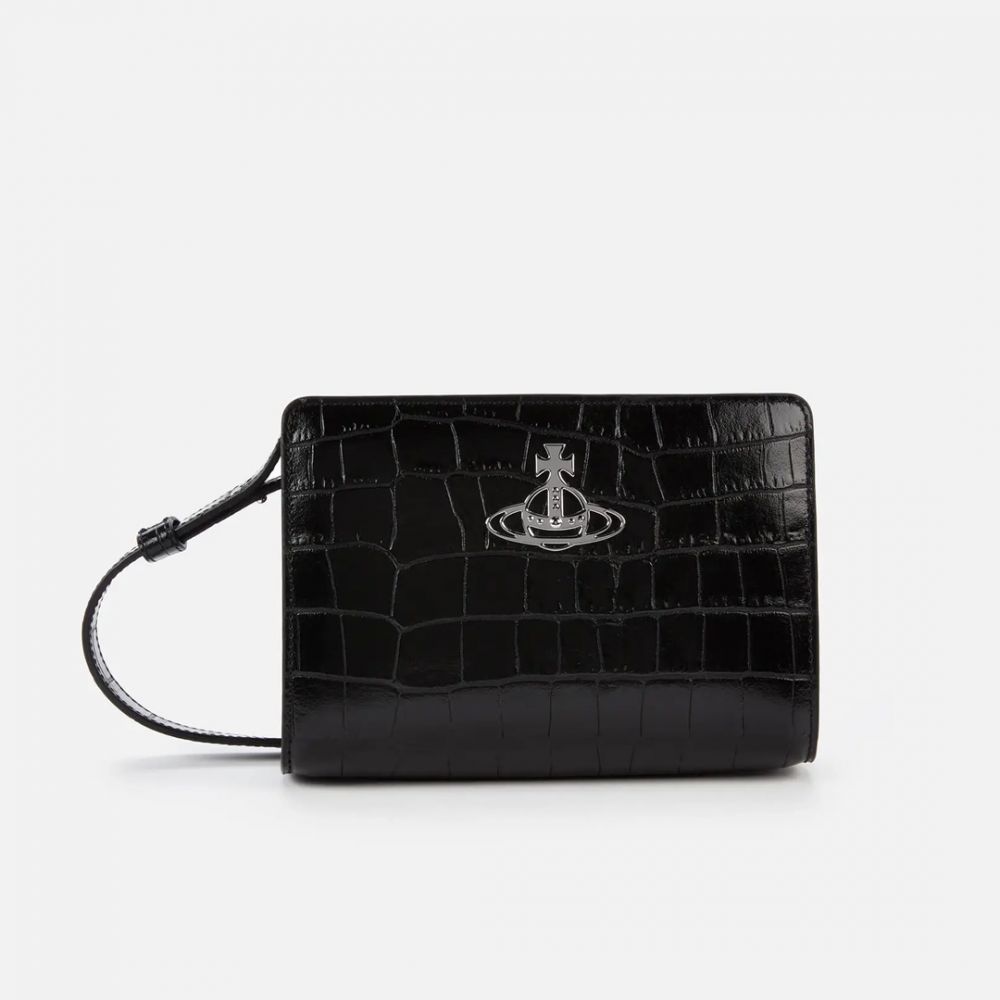 Vivienne Westwood Women's Josephine Square Cross Body Bag - Black ｜原價 $3502.00，折後 HK$2451.40