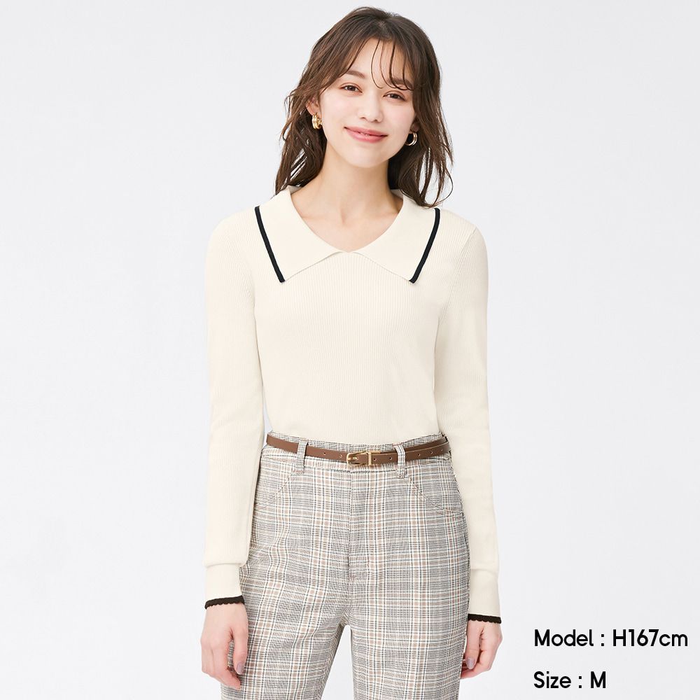 Rib bi-color sweater | 原價 HK$ 179 | 現售 HK$ 149