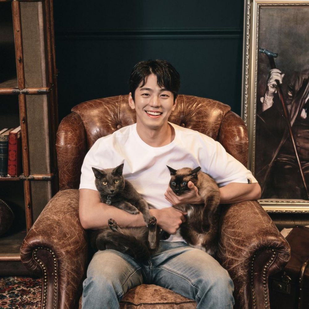 5. 貓奴︰ 金旻奎家中養了3隻貓咪，他在個人IG上不時都會分享愛貓的日常照片及影片。