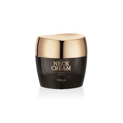 VELLA Neck Cream ｜售價以官方為準｜ 韓國品牌頸霜，又被喻為「小熨斗」，胜肽、膠原蛋白、知母萃取物等成分有效撫平頸紋，令皮膚緊緻有彈性。