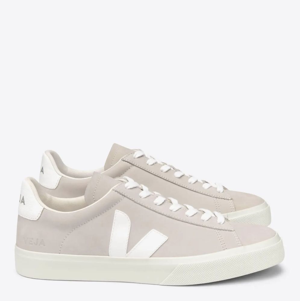 Veja Women's Campo Nubuck Trainers - Natural/White 原價 HK$1236 | 特價 HK$989 | 香港門市價 HK$1490 【62折】