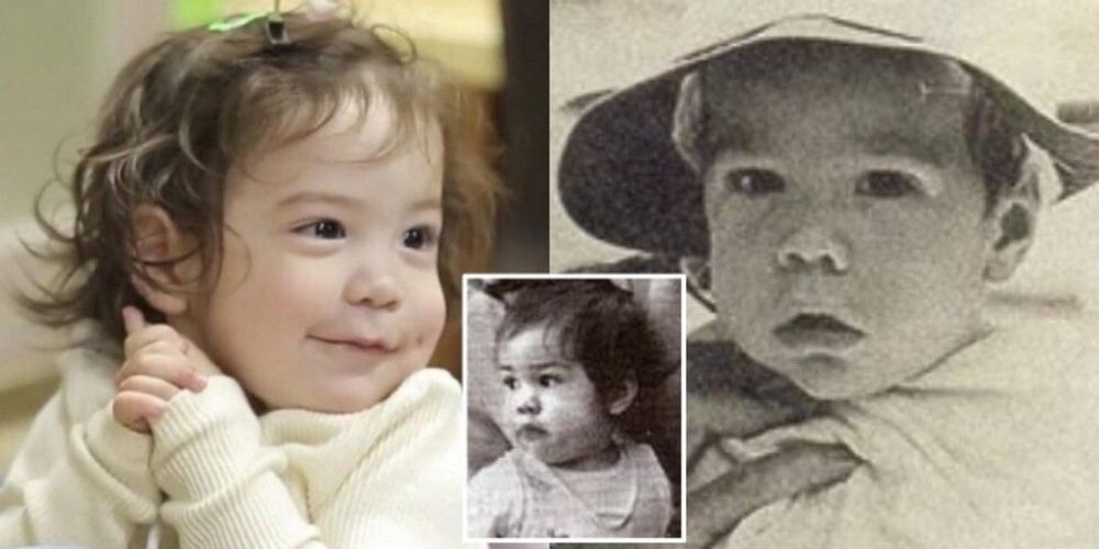 2歲的建厚意外撞樣奇洛李維斯的嬰兒時期的樣子，相似程度令人震驚，看起來就似同一個人！