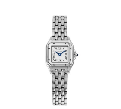 PANTHÈRE DE CARTIER 腕錶 迷你款，石英機芯，精鋼 HK$26,100 