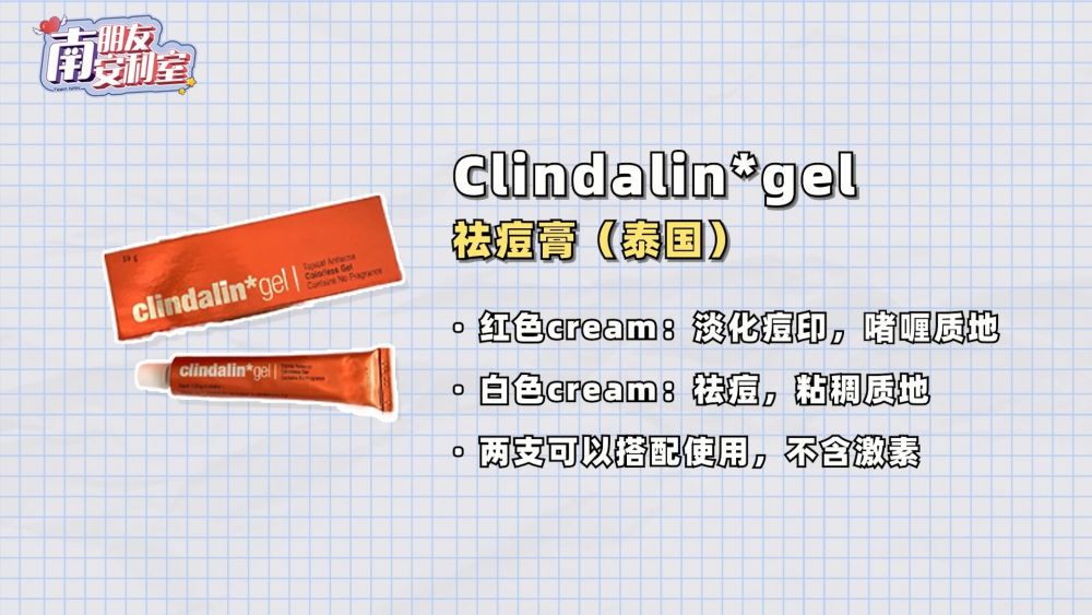 Clindalin*gel  暗瘡膏 泰國品牌的 暗瘡膏，質地不黏膩，有效消炎殺菌，加快暗瘡凋謝。