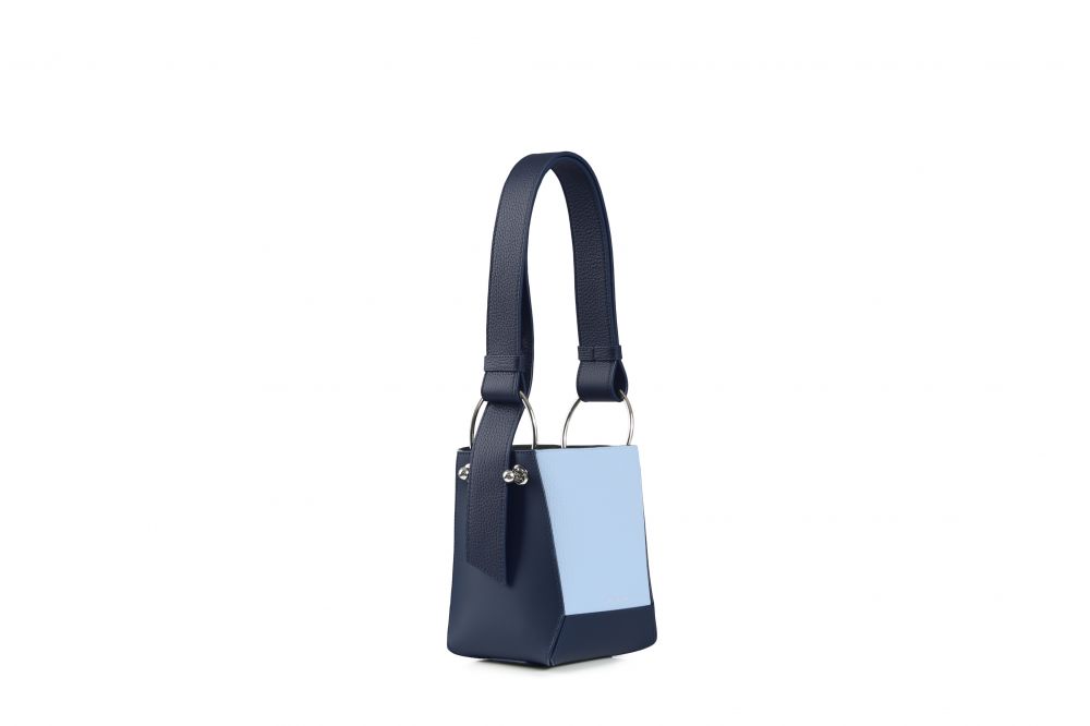 Lana Nano Bucket Bag Navy / Sky Blue - Silver Hardwar 原價 HK$ 5,100 | 現售 HK$ 3,060 (40% OFF)