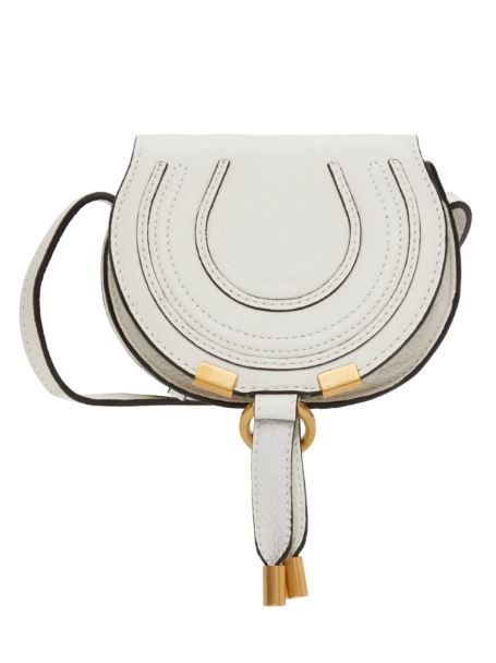 CHLOÉ White Nano Marcie Saddle Shoulder Bag網購價 HK$3,536 | 香港門市售價：HK$5,800（6折）