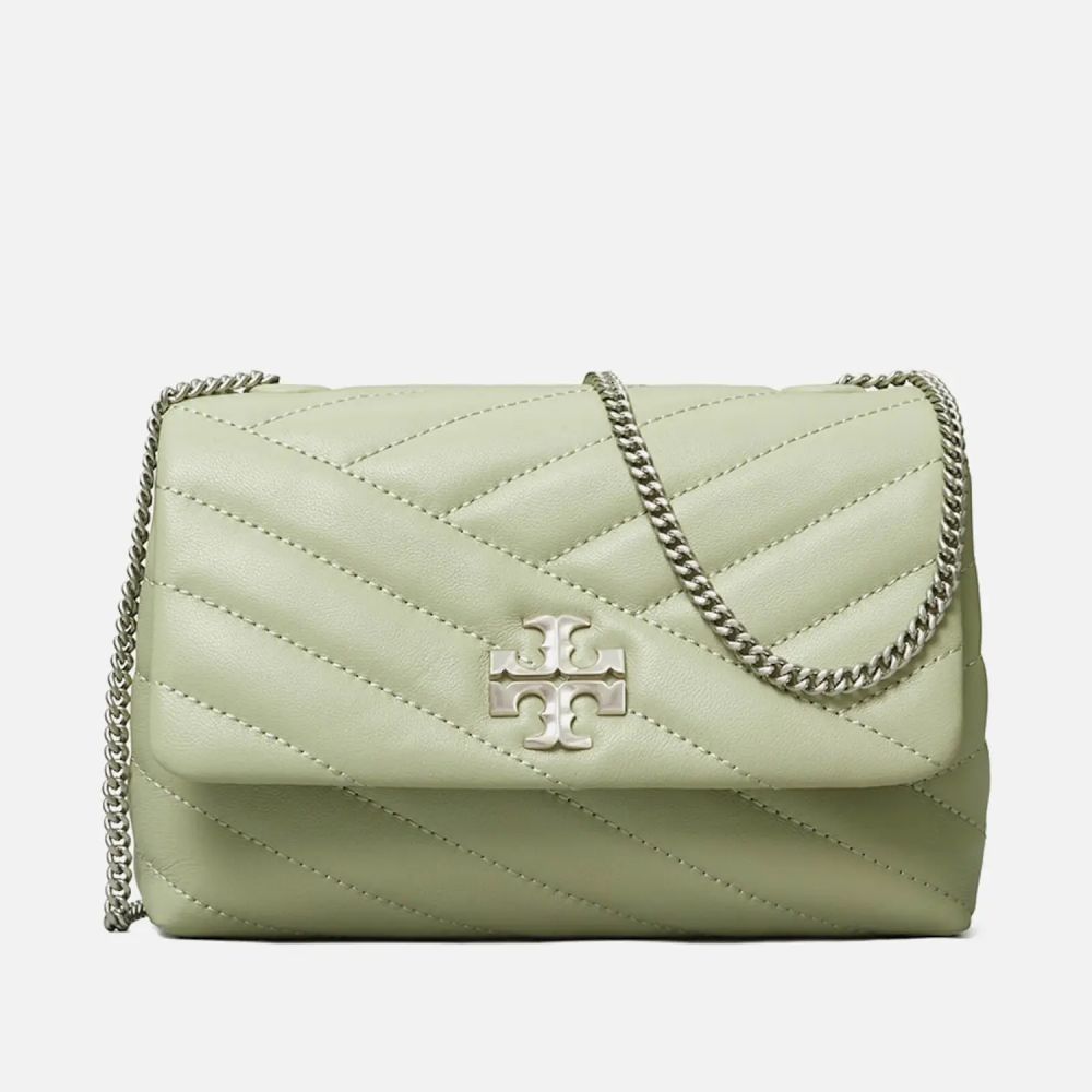 Tory Burch Women's Kira Chevron Mini Bag - Pine Frost 原價：HK$3914 ｜折後：HK$2935.5