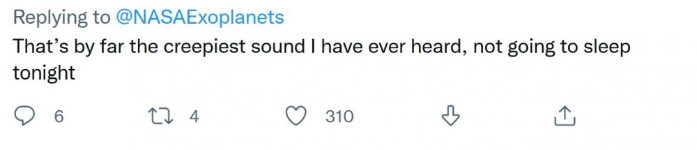 不少網民都表示音訊非常恐怖，更有人笑言聽後完全不敢睡覺