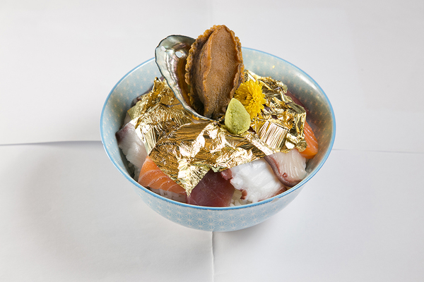50％OFF 怒吃 浮誇金箔海鮮丼