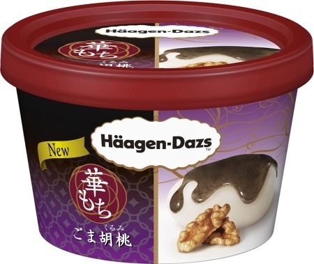 日本Häagen-Dazs推出兩款期間限定～黑糖黃豆蕨餅與芝麻合桃麻糬味雪糕！