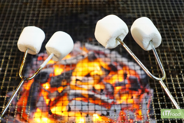 零技巧BBQ自製　熱溶綿花糖朱古力夾餅