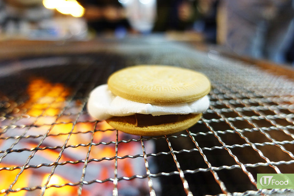 零技巧BBQ自製　熱溶綿花糖朱古力夾餅