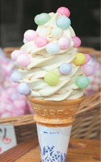 四國特色甜食～幸福花嫁果子三盆糖雪糕！