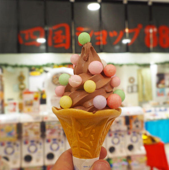 四國特色甜食~幸福花嫁果子三盆糖雪糕!