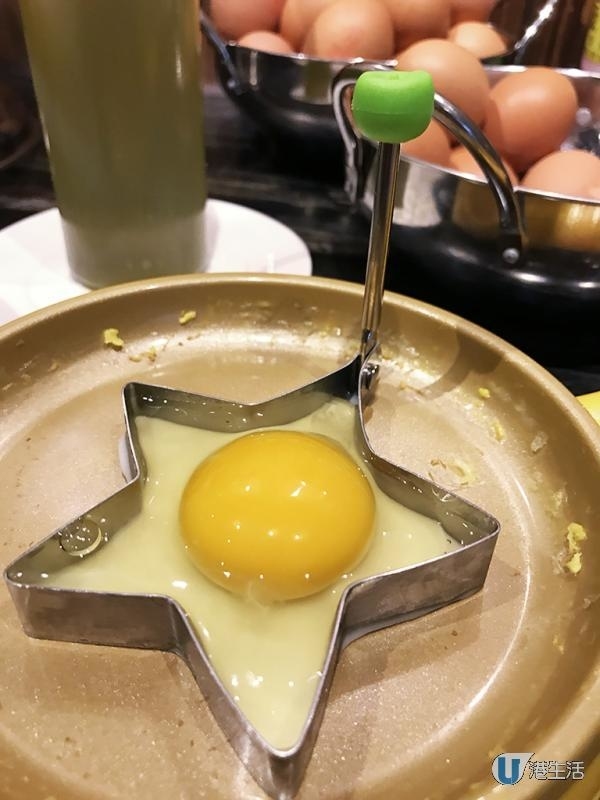 $35任飲任食！太古平價自助早餐DIY星星煎蛋