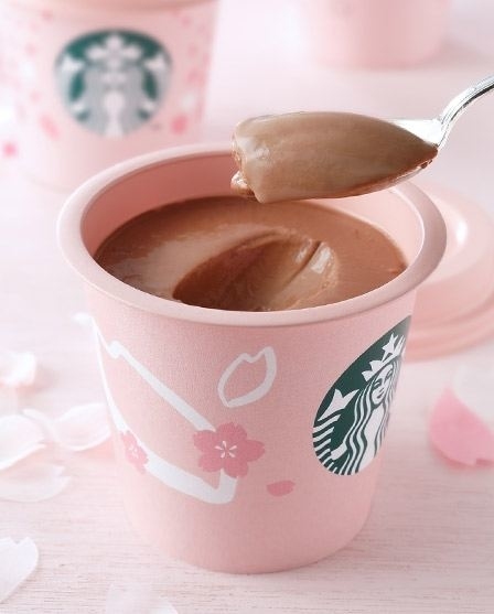 期間限定！日本Starbucks櫻花杯裝兩種口味布丁
