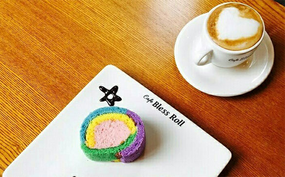 令人目不暇給～韓國彩虹系列甜品！