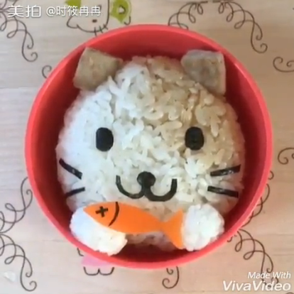 祝賀日本貓之日～自製貓貓飯糰