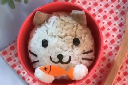 祝賀日本貓之日～自製貓貓飯糰