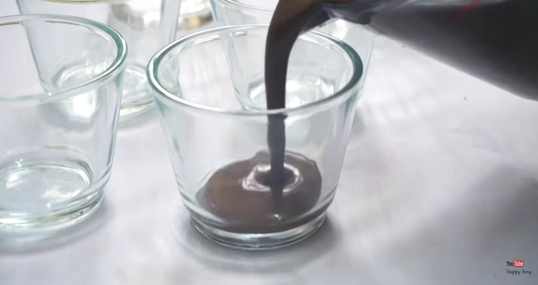 可愛小心思~簡易朱古力慕斯