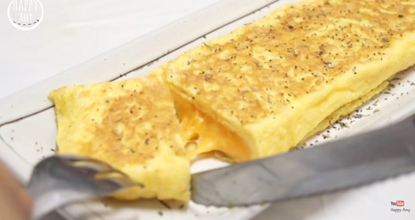 芝士控福利！5分鐘整芝心蛋卷！