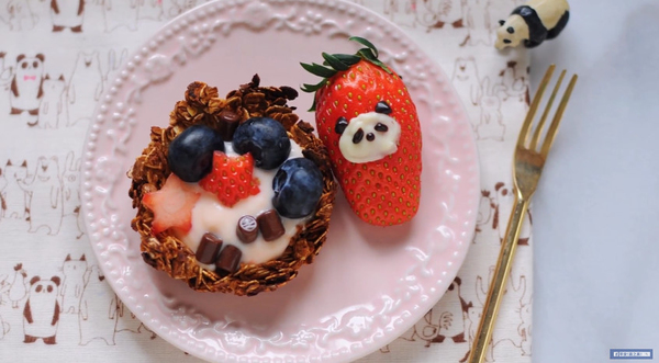 燕麥新食法~迷你雜果乳酪撻！