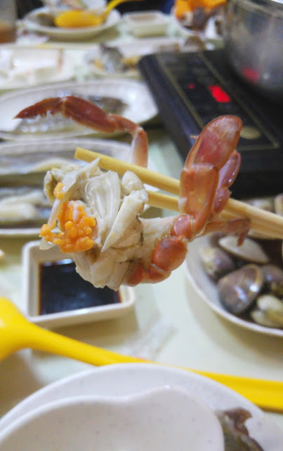 食鮮甜鮑魚、象拔蚌、蟶子 佐敦皮蛋粥底海鮮鍋小店