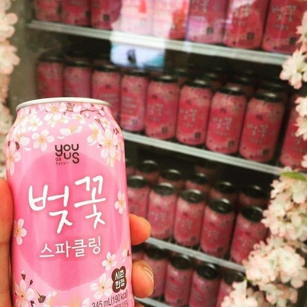 春季限定！韓國便利店出櫻花飲品