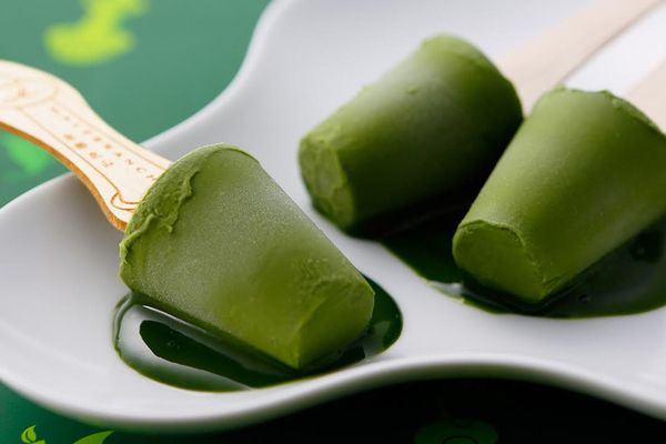 抹茶2重奏!蘸上濃濃抹茶醬的京都抹茶雪條