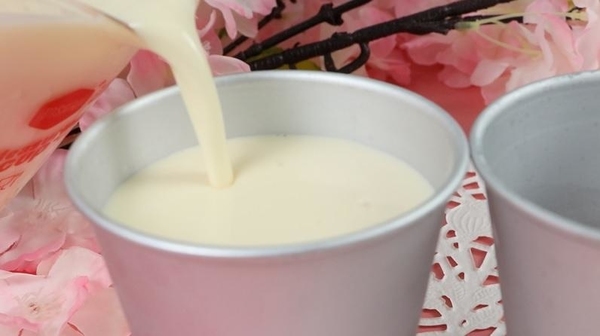 超夢幻~粉紅櫻花奶凍!