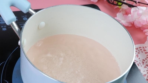 超夢幻~粉紅櫻花奶凍!