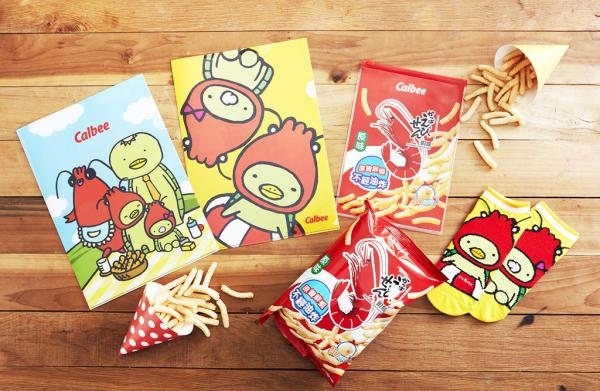 指定地點買零食即送！卡樂B得意吉祥物「河童蝦」精品